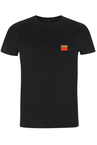 Basic block T-shirt zwart